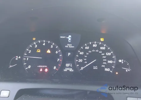 2007 Lexus Ls 460 z USA, uszkodzony, nr VIN JTHBL46F775015433